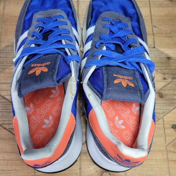 Adidas Retropy F2 GX4637 Men's 13‎ Royal Blue White Lop Top Running Shoes - Picture 11 of 12